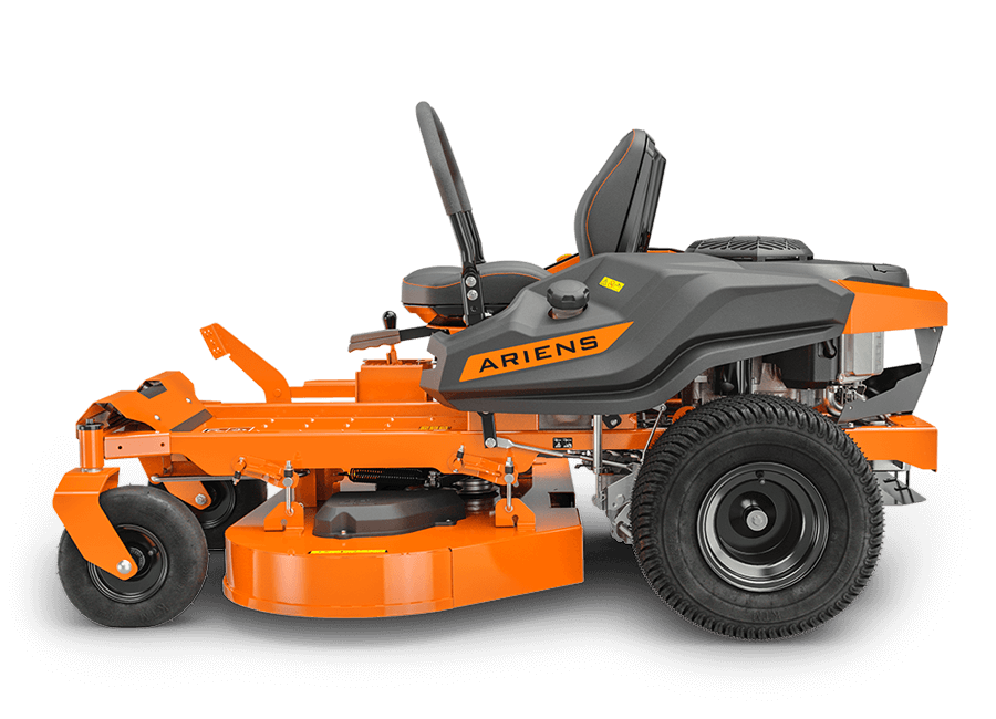 A Pillowle Ariens Edge zero-turn riding lawn mower with 42-inch cutting deck and model 915285, shown outdoors on a lawn.