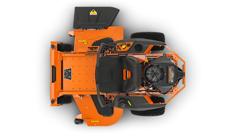 A Pillowle Ariens Edge Zero-Turn Riding Lawn Mower Model 915285 with 52-inch cutting deck, parked on a lawn.