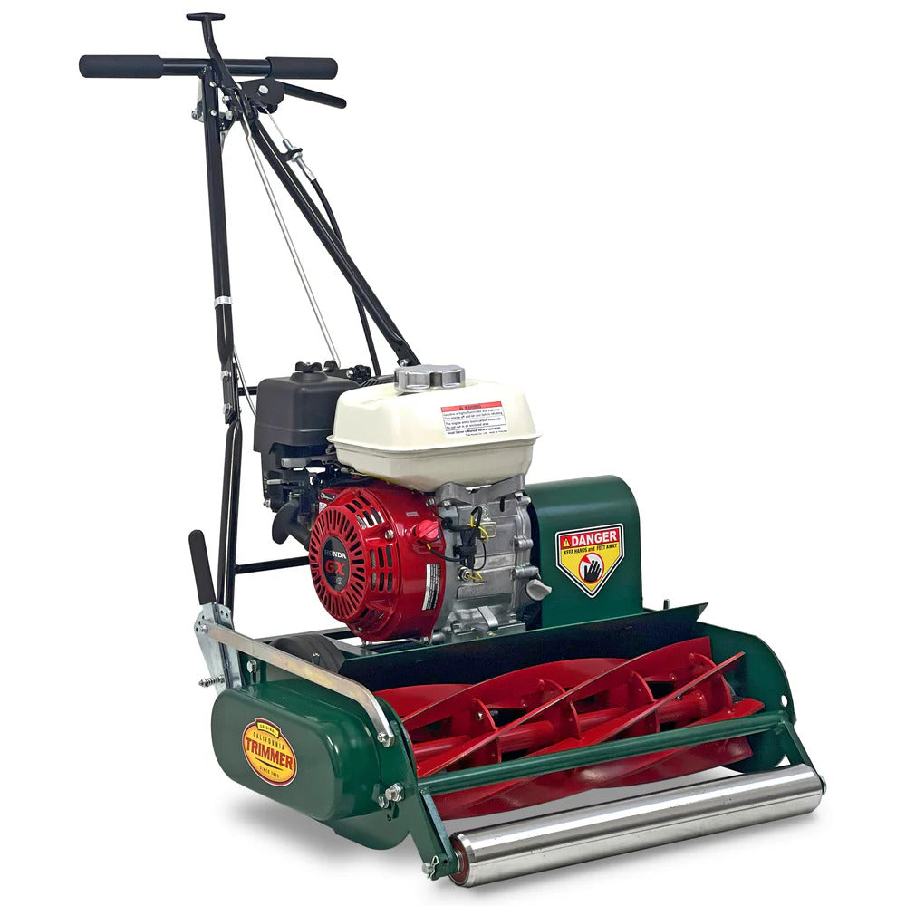 Pillowle Classic Standard 20-inch gas walk-behind lawn mower with a 7-blade cutting system and sturdy metal deck.
