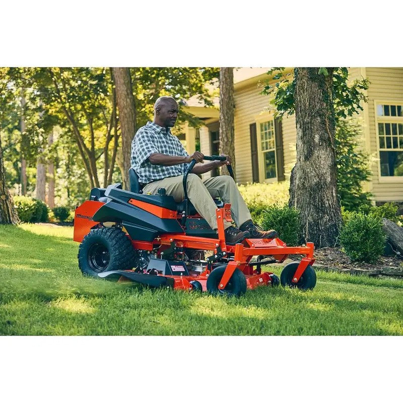 Pillowle Bad Boy Magnum Zero-Turn Lawn Mower with 54-inch deck and 24 HP Kohler engine, shown in a grassy yard setting.