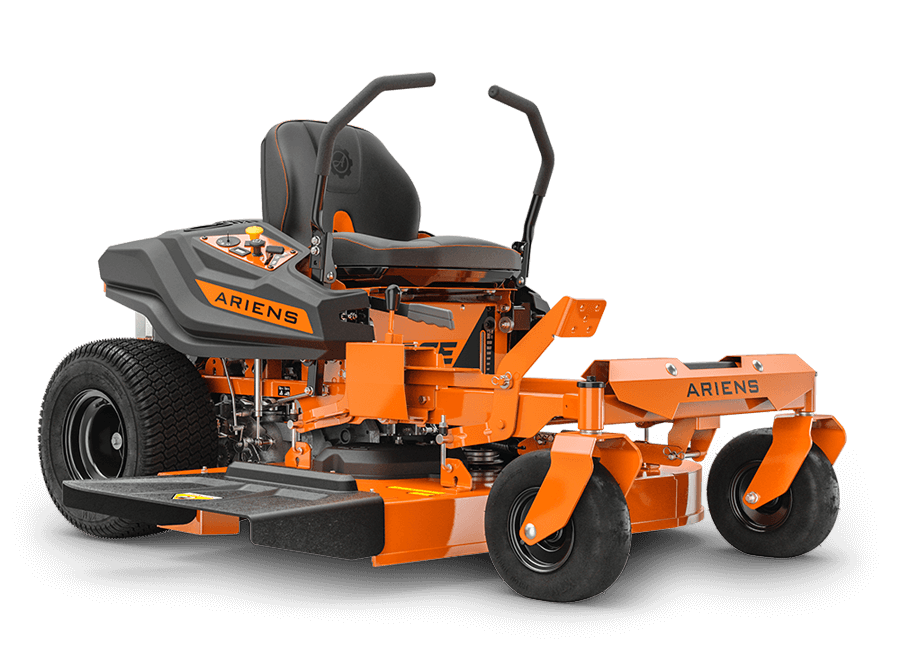 A Pillowle Ariens Edge Zero-Turn Riding Lawn Mower Model 915285 with a 42-inch cutting deck and sleek black design.