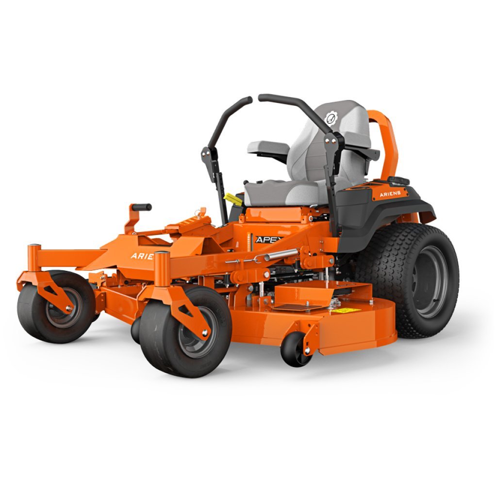 Ariens APEX Zero-Turn Lawn Mower with 52-inch deck and Kawasaki engine, featuring a sleek design and durable construction.