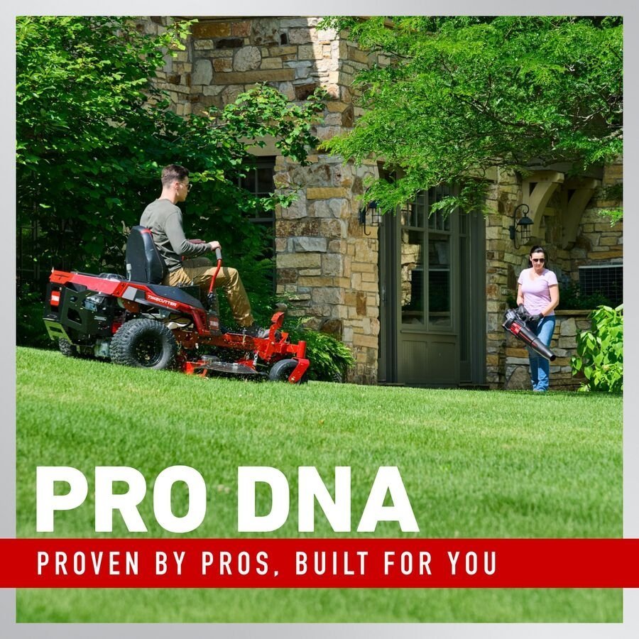Pillowle Toro TimeCutter Max MyRide 50-inch zero-turn riding lawn mower with cutting deck and comfortable seat, outdoors on grass