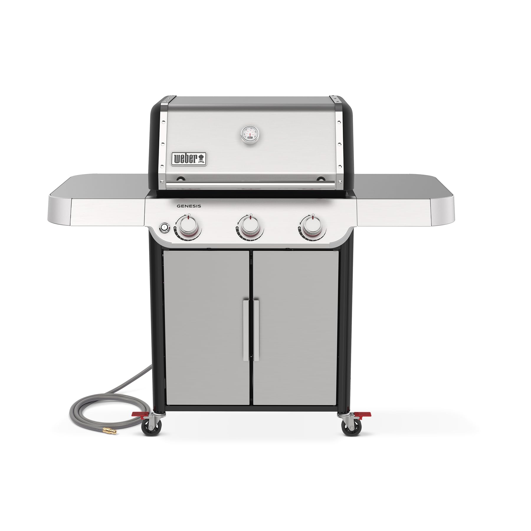 Weber Genesis S-315 Grill, Natural Gas Grill, Stainless Steel BBQ Grill