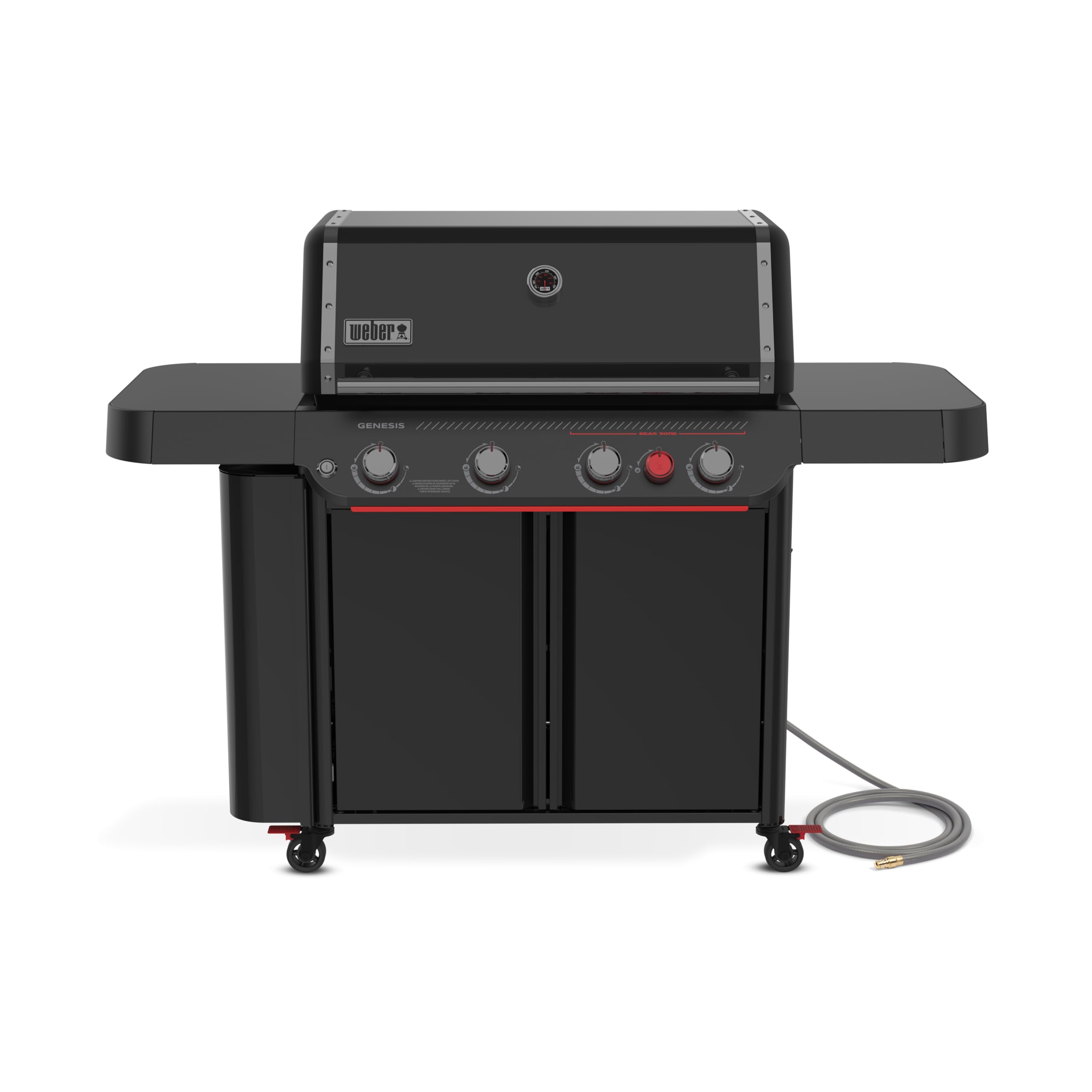 Weber Genesis E‑430 Gas Grill Stealth Edition, Natural Gas BBQ Grill