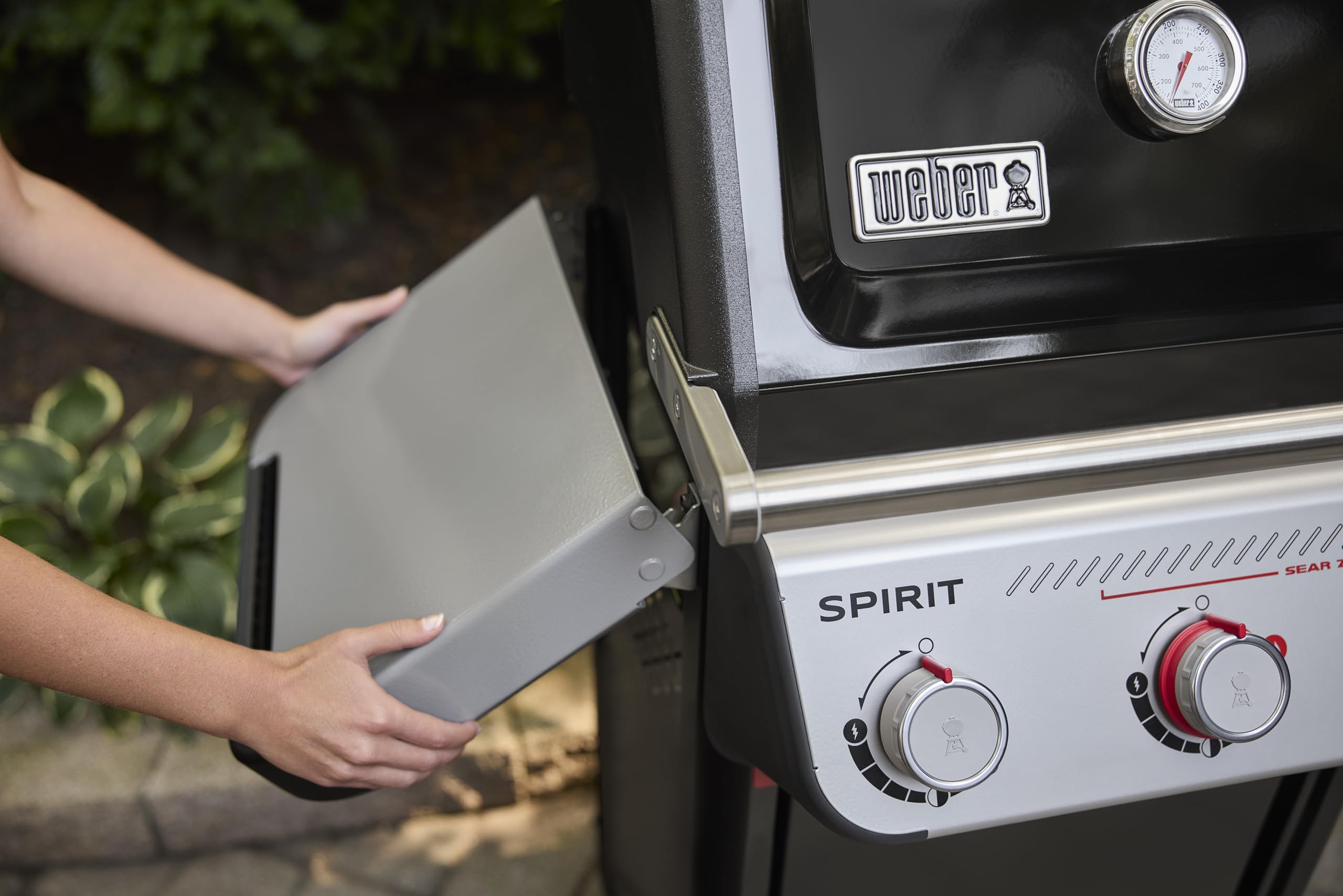 Weber Spirit E-325 Gas Grill for Outdoor Cooking, Natural Gas Grill, Black