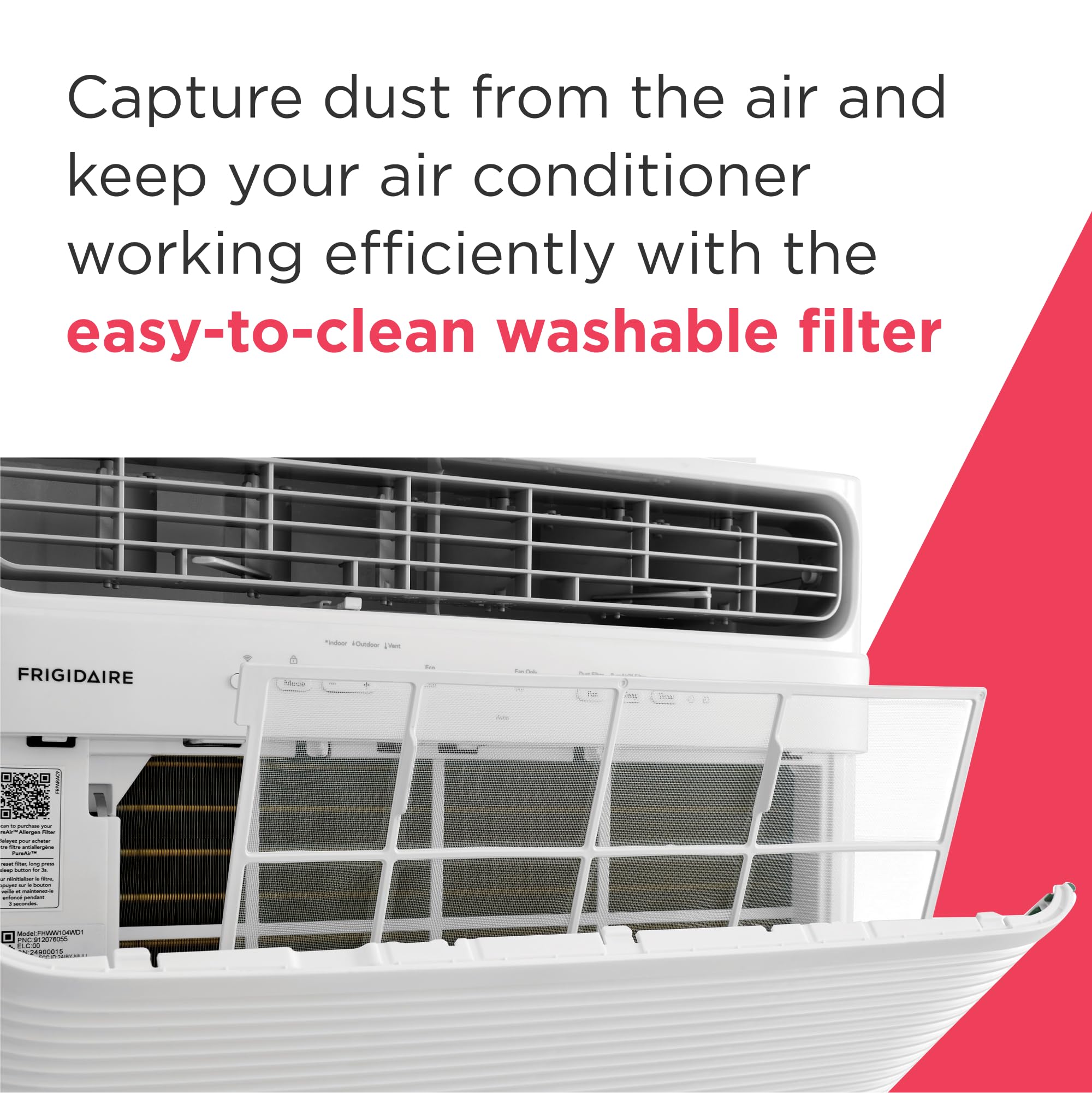 Pillowle 10,000 BTU smart window air conditioner with Wi-Fi, remote control, and quiet operation cooling a 450 sq ft room.