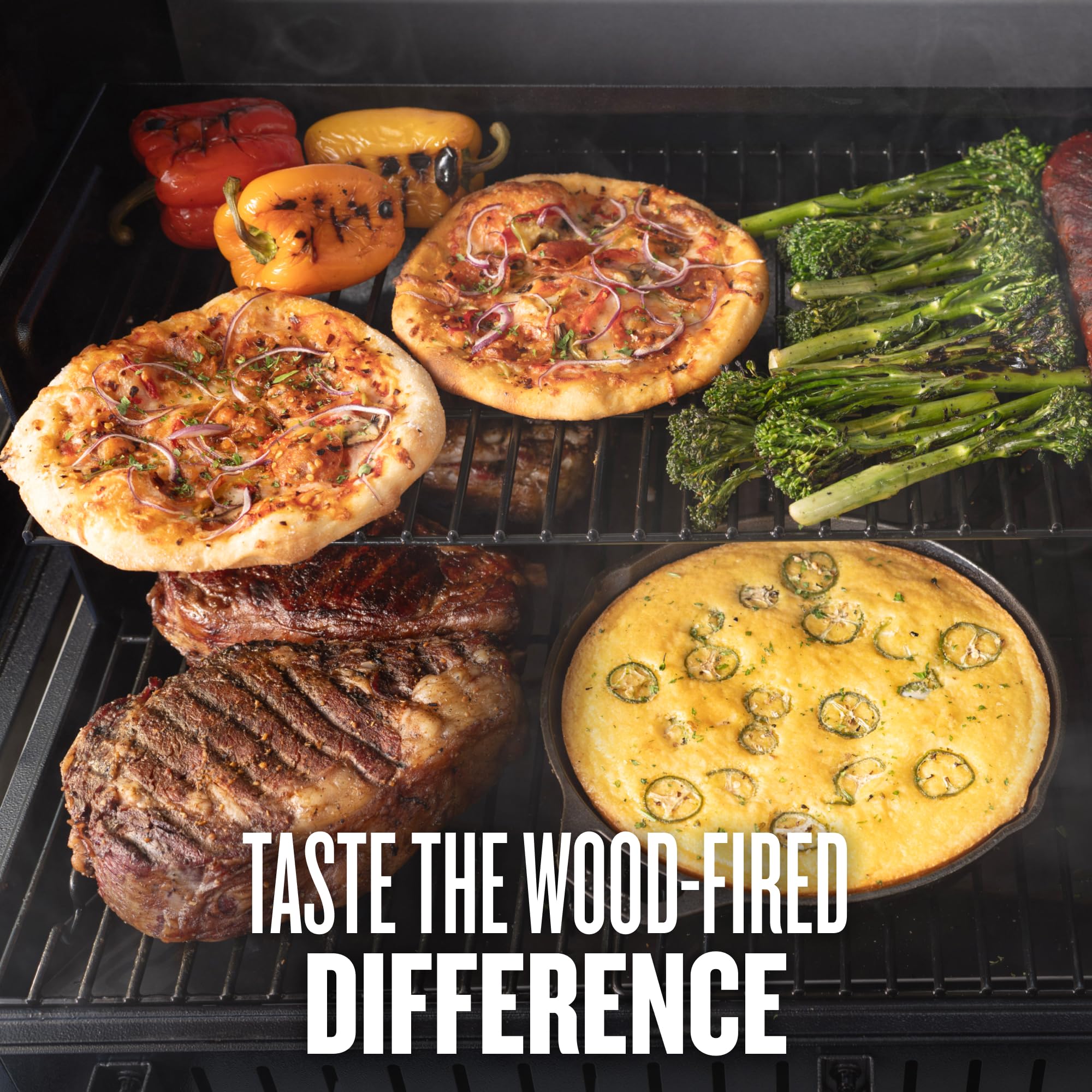 Traeger Woodridge Pro Wood Pellet Grill & Smoker, 970 Sq In, WiFi